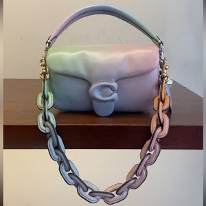 Coach Pillow Tabby 18 Pistachio Ombré: BAG ONLY (selling chain strap separately)
